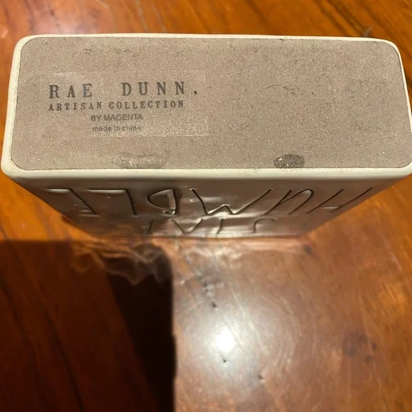 Rae Dunn Stay Humble/Be Kind desk block - Picture 4 of 4